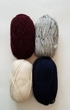 Square Hat Knit Kit, Easy Knit Project, Knitting Subscription Box, Cat Ears Beanie Knit Kit, Double Point Tobaggan Kit