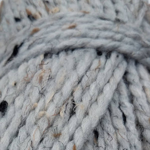 Gray Marble Beginner Knit Kit, Easy Potholder Knit Box, New Knitter Project, Starter Chunky Knit Idea, DIY Knitted Kitchen Accessory