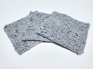 Chunky Knit Potholders, Hand Knitted Kitchen Decor, Cooking Accessory