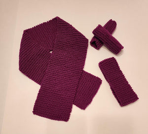 3 Project Beginner Knit Kit, Young Person's Starter Knit Kit, Winter Accesories Knit Project Box