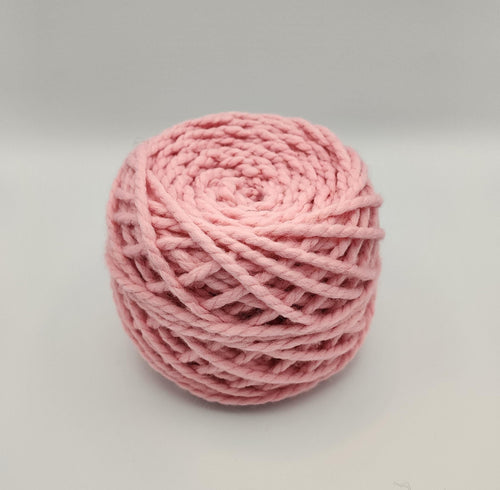 Super Bulky Yarn, Size 6, Pink Acrylic Wool Blend, 6 oz, 171 grams, 106 yards
