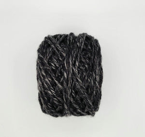 Super Bulky Yarn, Size 6, Black Marble, Acrylic Wool Blend, 6 oz, 171 grams, 106 yards