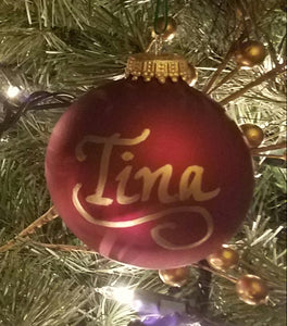 Personalized Christmas Ornament, Personalized Ornament, Name on Ornament