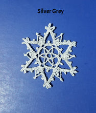 Snowflake Ornament, Crocheted Snowflake, Lace Snowflake