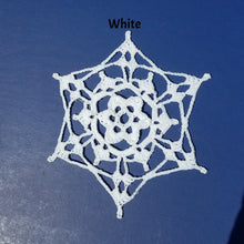 Snowflake Ornament, Crocheted Snowflake, Lace Snowflake